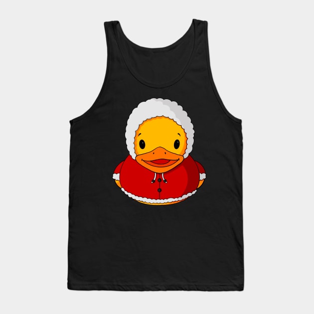 Winter Coat Rubber Duck Tank Top by Alisha Ober Designs